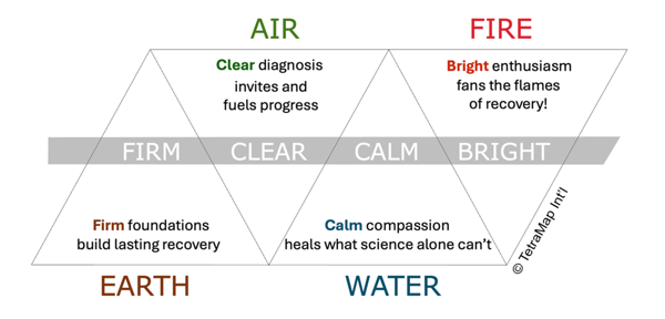 Healing Teams map